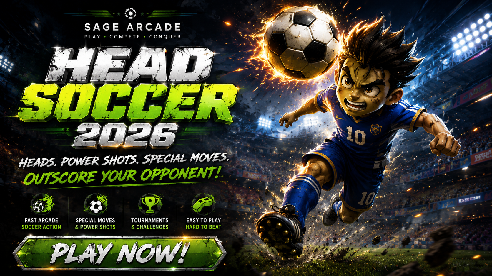 Head Soccer 2026 SAGE Arcade promotional poster