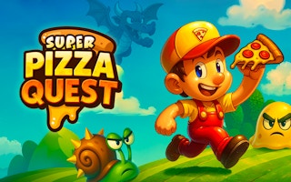 Super Pizza Quest SAGE Arcade promotional poster